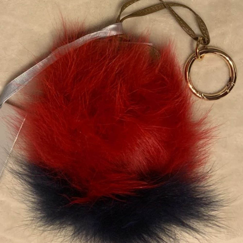 Fox Fur Tail Keychain